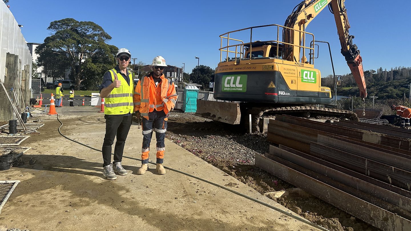 We've broken ground at Station M!