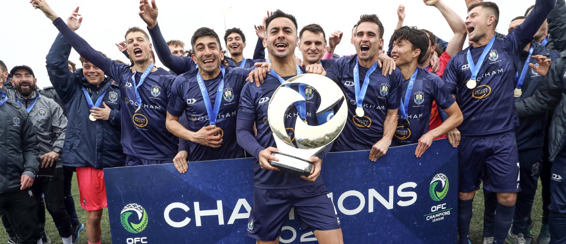 Auckland City FC have won the OFC Champions League 2022 title. Photo credit: OFC Media via Phototek.